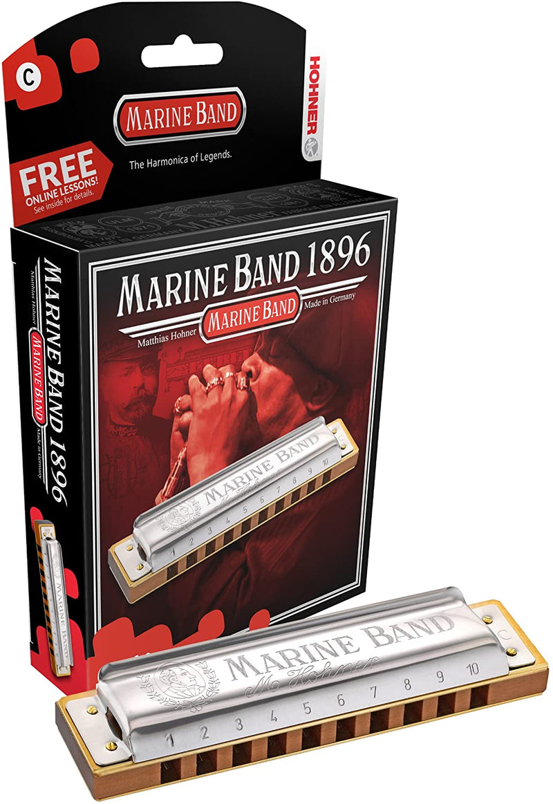 Hohner 1896BXBb Marine Band Harmonica - Key of Bb