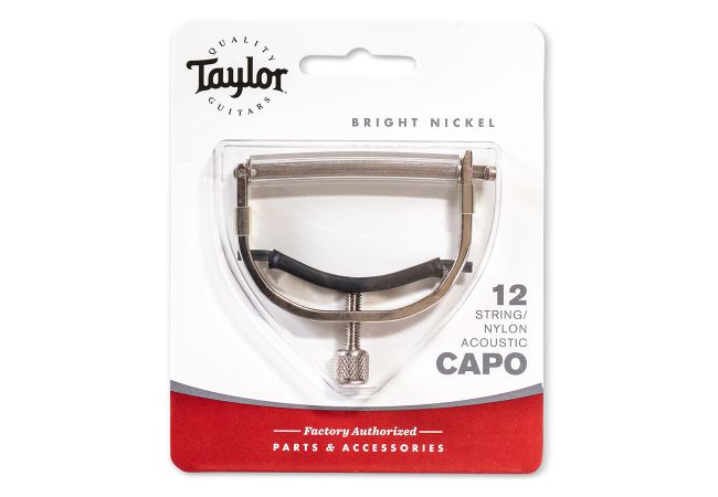 Taylor 80494 Capo 12-String/Nylon Bright Nickel