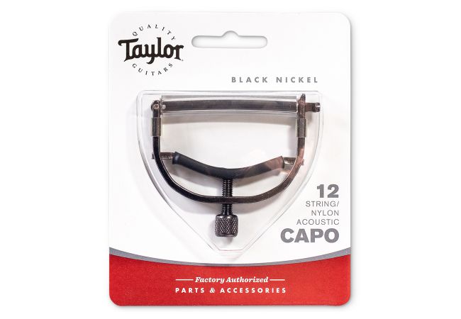 Taylor 80493 Capo 12-String/Nylon Black Nickel