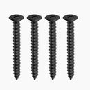 Allparts GS-0005-003 Black Neckplate Screws 4pk