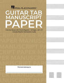 Guitar Tablature Manuscript Paper – Standard