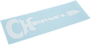 Charvel® Die-Cut Sticker, White