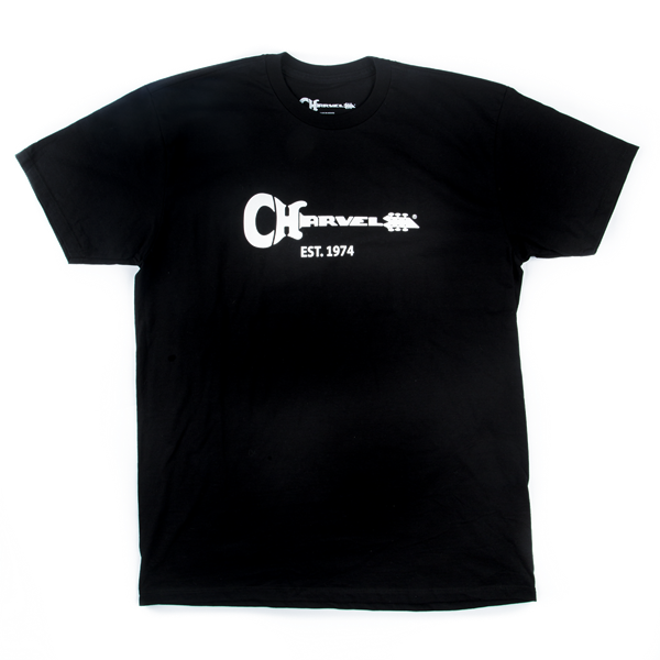 Charvel® Guitar Logo Men's T-Shirt, Black, XL