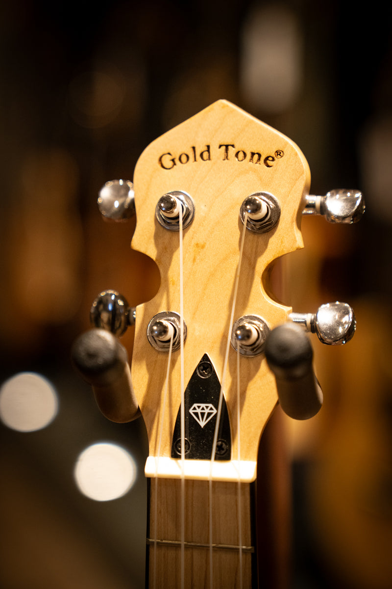 Gold Tone I-LG-S Little Gem Banjo Ukulele Blue w/ Gig Bag