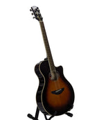 Yamaha APX600 Thinline Acoustic-Electric Guitar, Old Violin Burst Yamaha