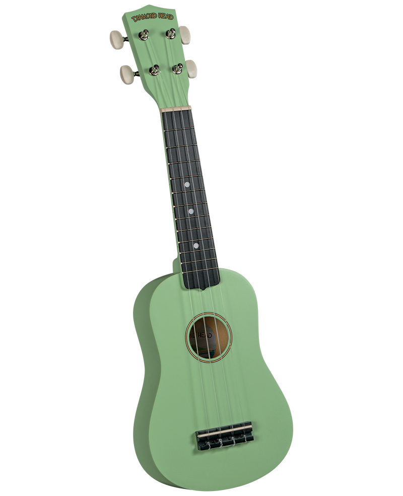 Diamond Head DU-125 Tropical Satin Soprano Ukulele – Peppermint Green