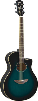 Yamaha APX600 Thinline Acoustic-Electric Guitar, Oriental Blue Burst Yamaha