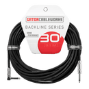 Gator Backline - 30ft Straight to Right Angle Instrument Cable Gator Cases