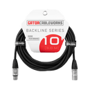 Gator Backline - 10ft XLR Microphone Cable Gator Cases