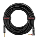 Gator Headliner 20' Straight-to-Right-Angle QuietPlug Instrument Cable