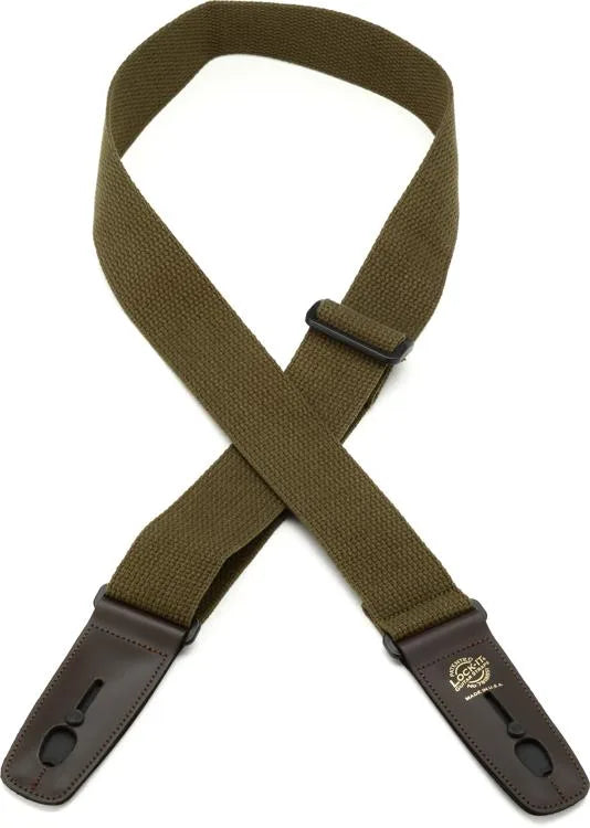 Lock-It 2" LIS-050C2-OLV/BRN Strap Cotton Olive