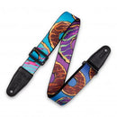 Levy's 2”-Wide Polyester Guitar Strap with Sprinkled & Glazed Donuts Motif