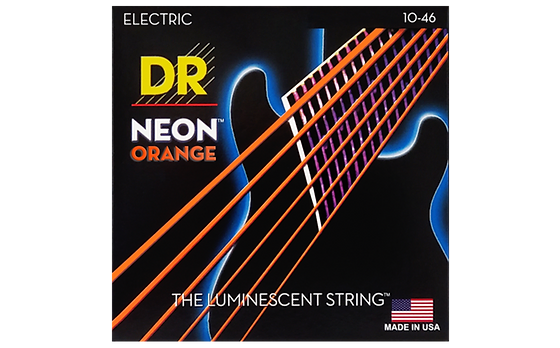 DR Hi-Def Neon Orange 9-42 Electric Guitar Strings