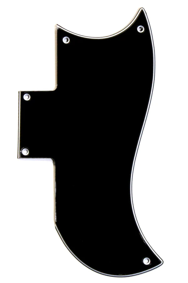 Allparts PG-9801-033 Small Black Pickguard for Gibson SG