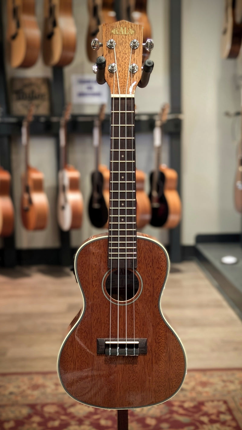 Kala KA-CGE Gloss Mahogany Concert Ukulele w/ EQ