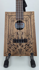 Kala KA-CB-DECO-C Art Deco Cigar Box Concert Ukulele