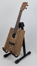 Kala KA-CB-DECO-C Art Deco Cigar Box Concert Ukulele