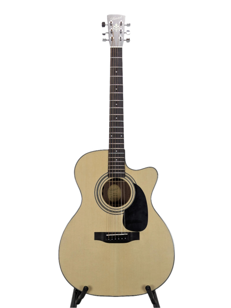 Bristol BM-16CE 000 Cutaway Acoustic/Electric Guitar