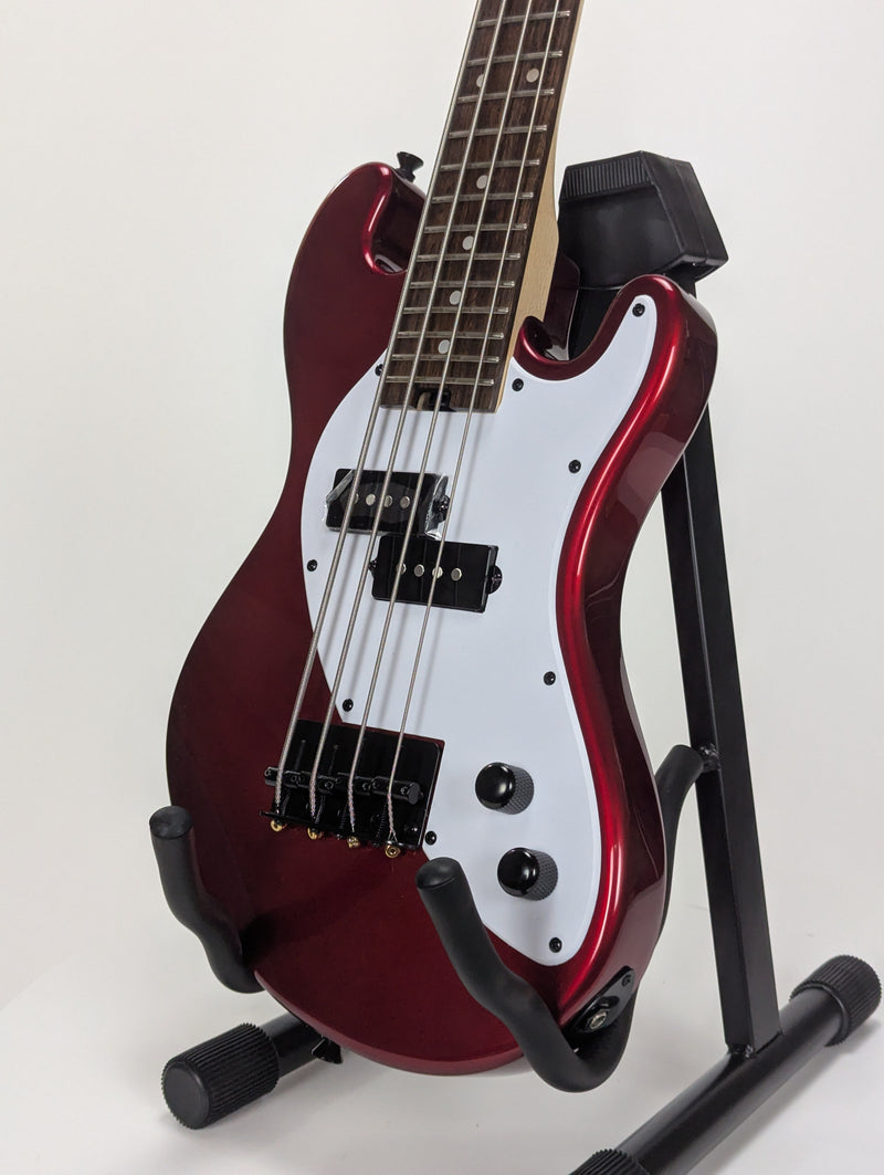 Kala Solid Body 4-String Metallic Red Fretted U-BASS