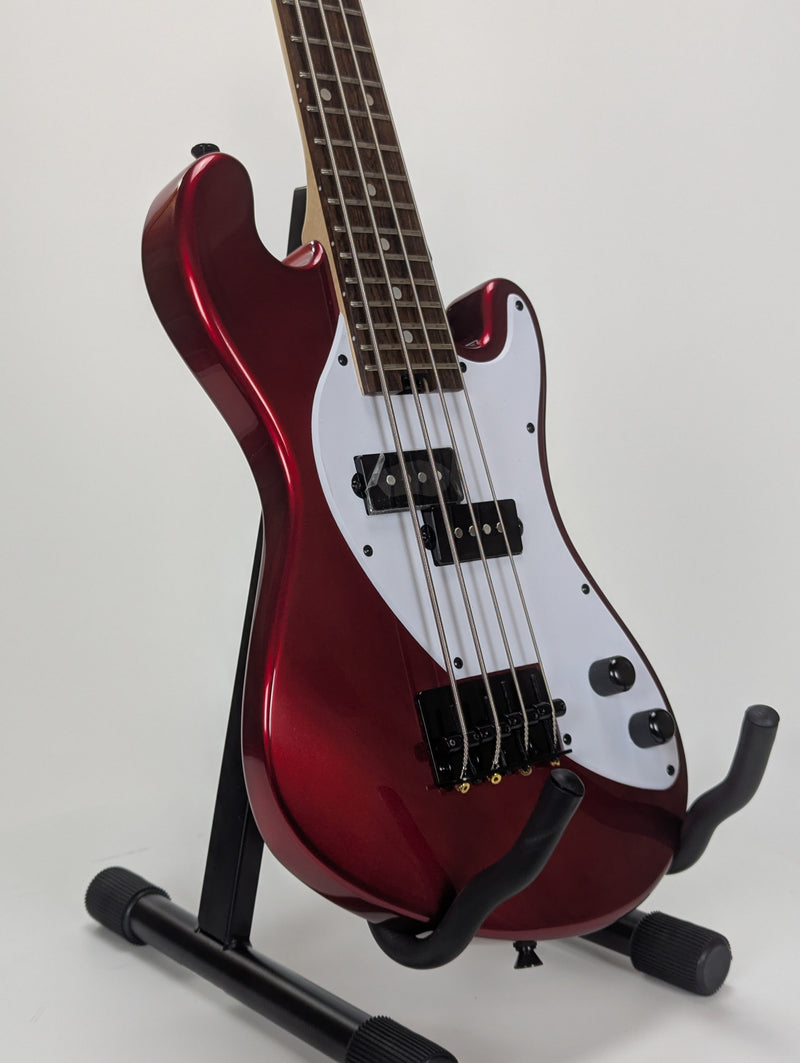 Kala Solid Body 4-String Metallic Red Fretted U-BASS