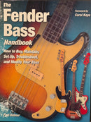 Book titled 'The Fender Bass Handbook' 