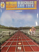 Book cover of 'Fretboard Roadmaps Bluegrass and Folk Guitar'