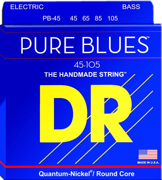 DR Pure Blues Bass 45-105 w/Quantum Nickel Alloy