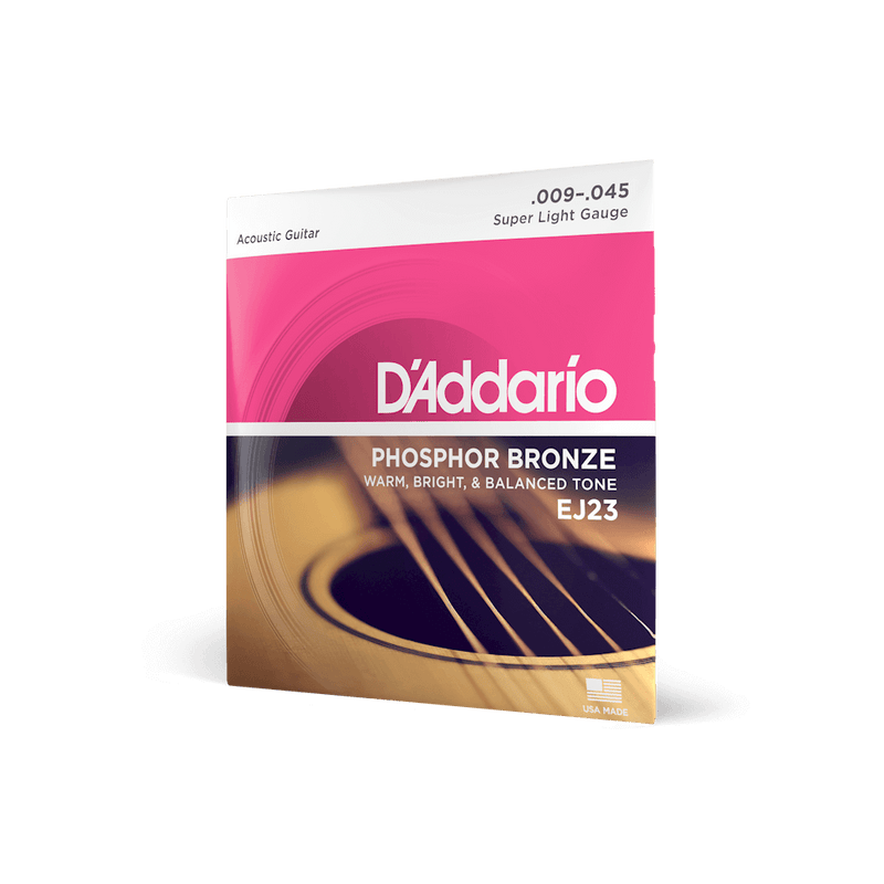 D'addario EJ23 Super Light Acoustic Guitar Strings