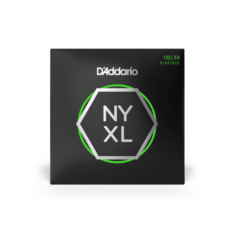 D'Addario NYXL0838 NYXL Nickel 8-38 Extra Super Light Electric Guitar Strings