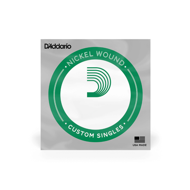 D'Addario NW052 Nickel Wound Electric Guitar Single String, .052