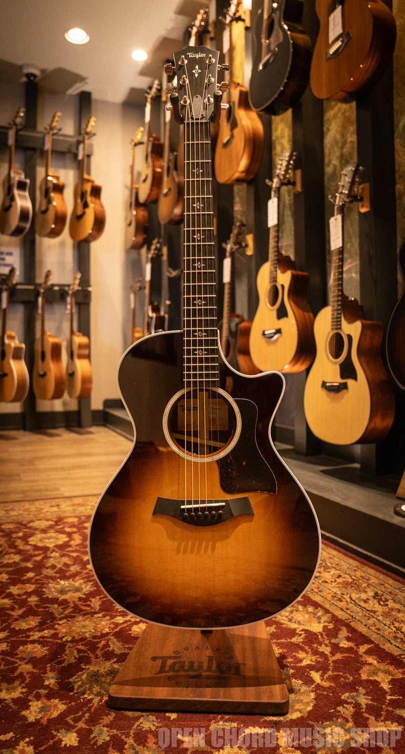 Taylor 412ce-R Grand Concert, Tobacco Sunburst Top (SN: 1204243079)