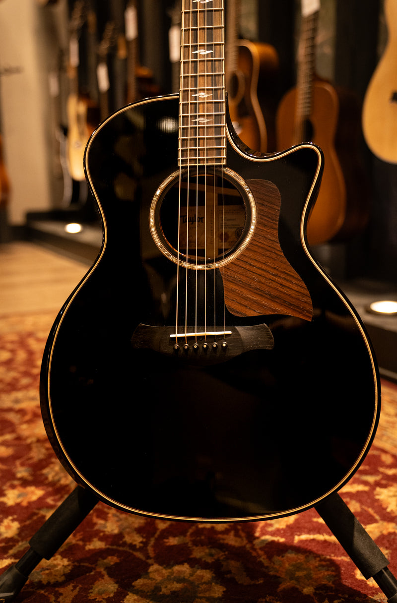 Taylor Builder's Edition 814ce Blacktop Adirondack/Rosewood Acoustic-Electric Guitar W/ Case (SN: 1211293087)