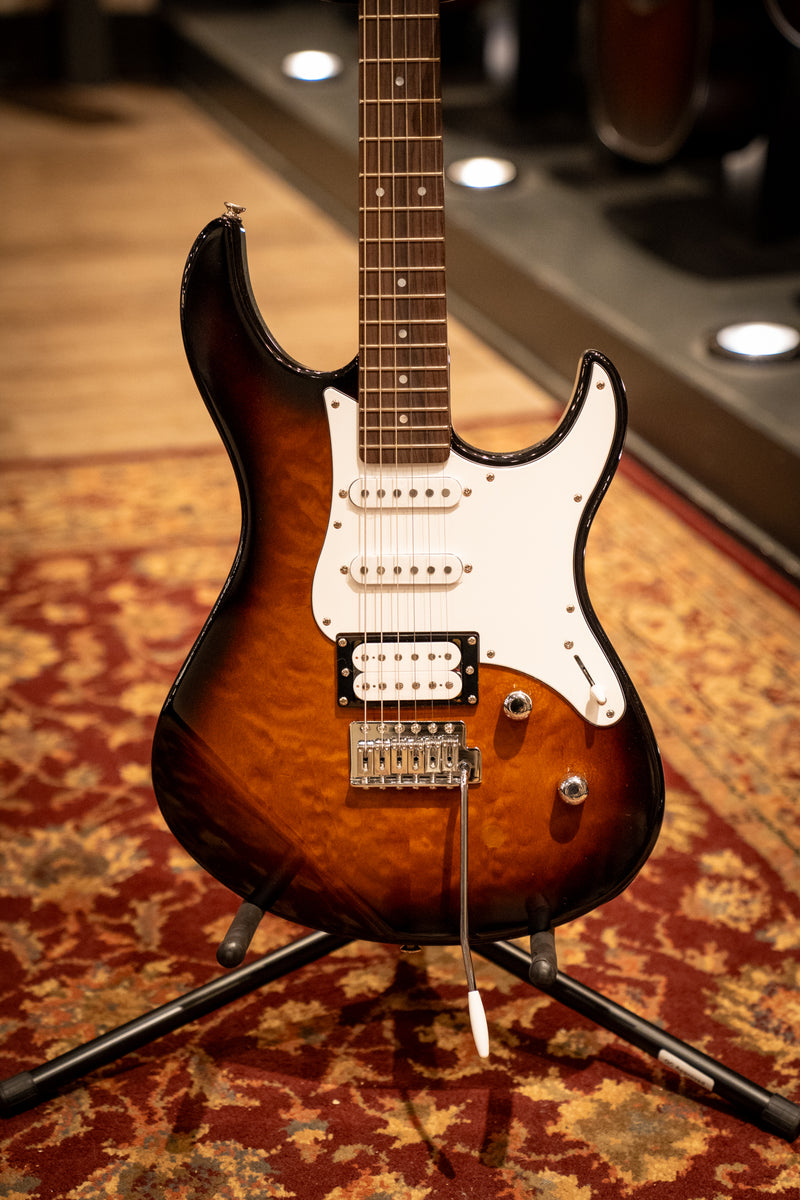 Yamaha PAC212VQM Pacifica Tobacco Brown Sunburst