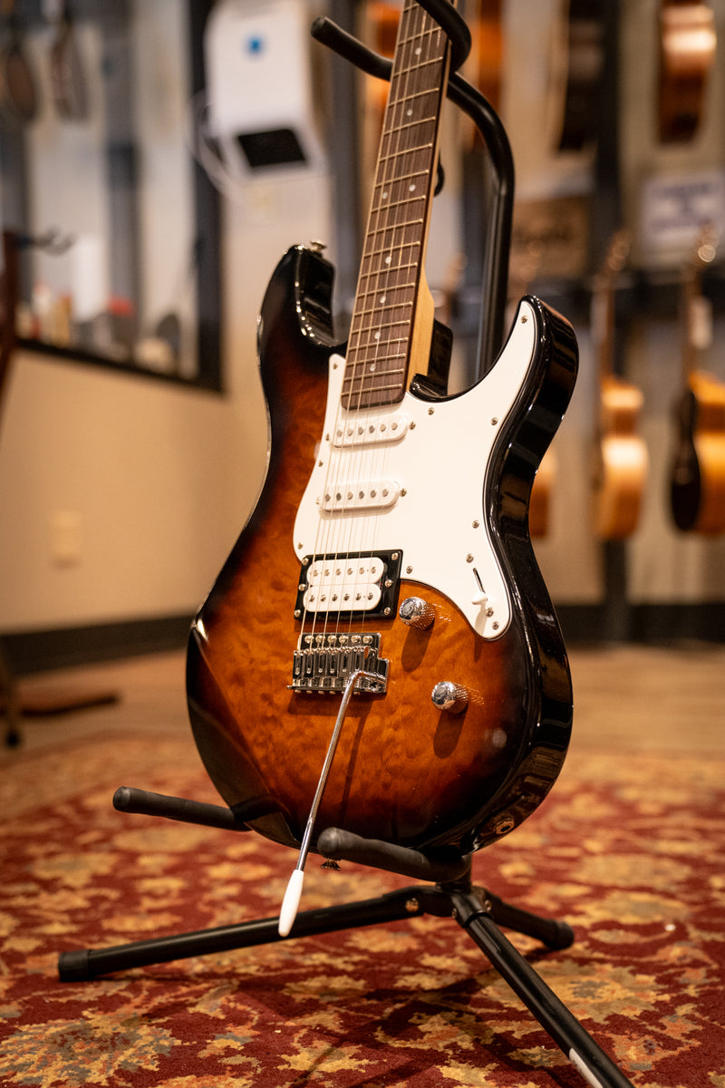 Yamaha PAC212VQM Pacifica Tobacco Brown Sunburst