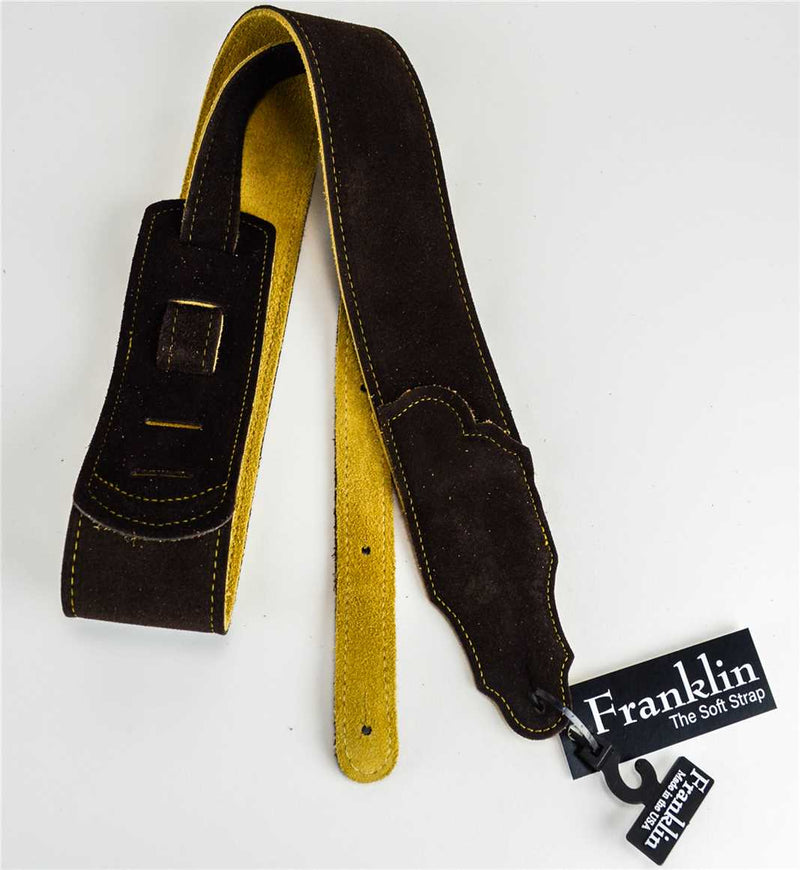 Franklin FSS-CH-G 2.5" Chocolate Suede Strap