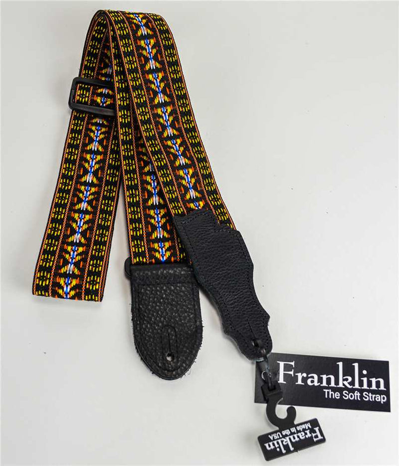 Franklin F2-O-BK 2" Orange Folk Strap