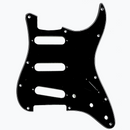 Allparts PG 0552-033 11-Hole Black Pickguard for Stratocaster