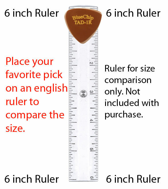 BlueChip TAD60-1R Flatpick Guitar Pick