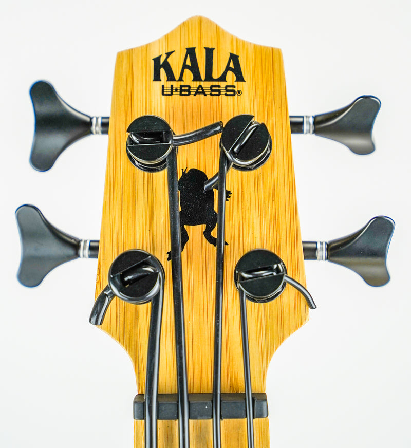 Kala UBASS-BMB-FS All Solid Bamboo Acoustic-Electric U-BASS w/ Gig Bag
