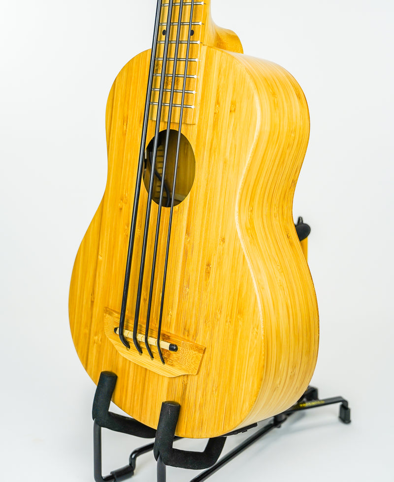 Kala UBASS-BMB-FS All Solid Bamboo Acoustic-Electric U-BASS w/ Gig Bag