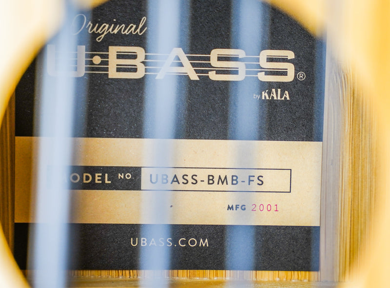 Kala UBASS-BMB-FS All Solid Bamboo Acoustic-Electric U-BASS w/ Gig Bag