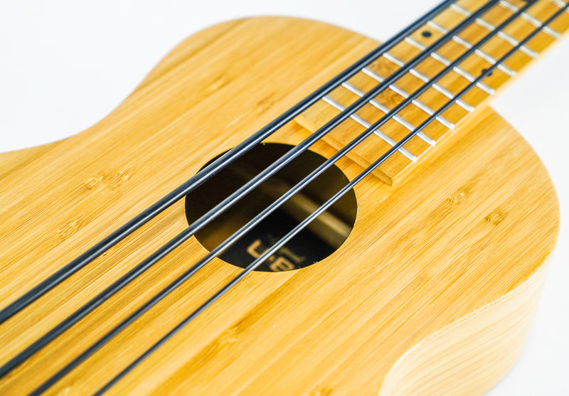 Kala UBASS-BMB-FS All Solid Bamboo Acoustic-Electric U-BASS w/ Gig Bag