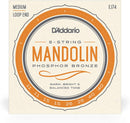 D'Addario EJ74 Phosphor Bronze 11-40 Medium Gauge Loop End Mandolin Strings