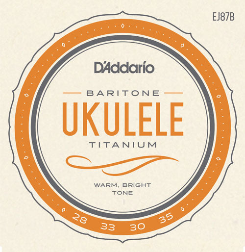 D'Addario EJ87B Pro-Arté Titanium Baritone Ukulele Strings