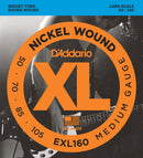 D'Addario EXL160 Nickel Wound 50-105 Medium Gauge Long Scale Electric Bass Strings