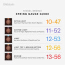 D'Addario NB1152 Nickel Bronze 11-52 Custom Light Gauge Acoustic Guitar Strings