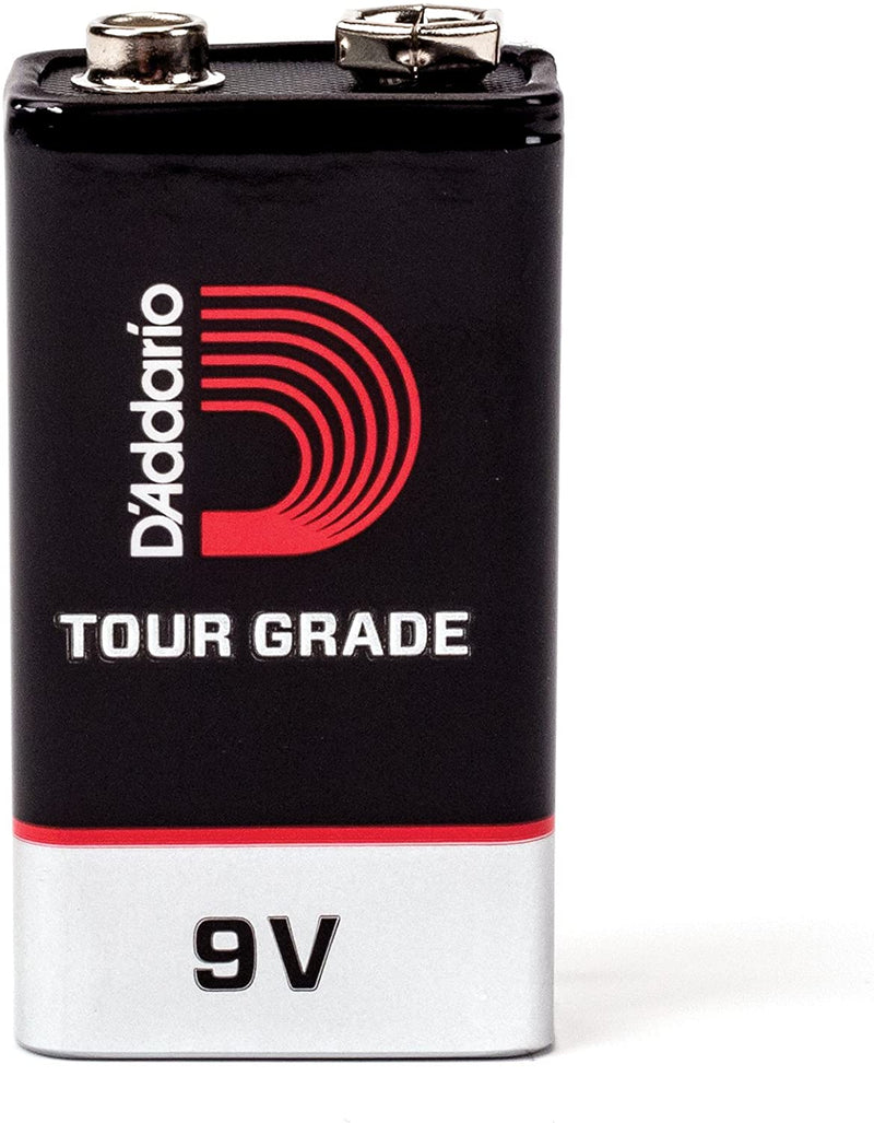 D'Addario PW-9v-02 Tour Grade 9V Alkaline Battery - 2 Pack