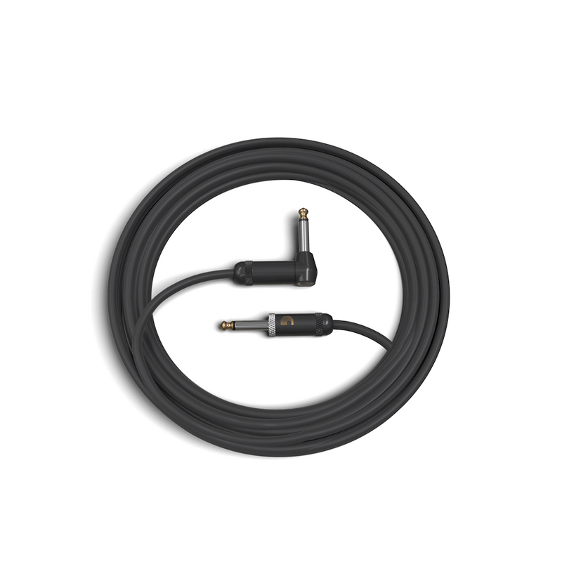 D'Addario PW-AMSGRA-20 Planet Waves American Stage Right to Straight Instrument Cable - 20ft