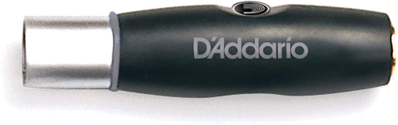 D'Addario PW-P047Z XLR Male to 1/4" Female Balanced Adapter