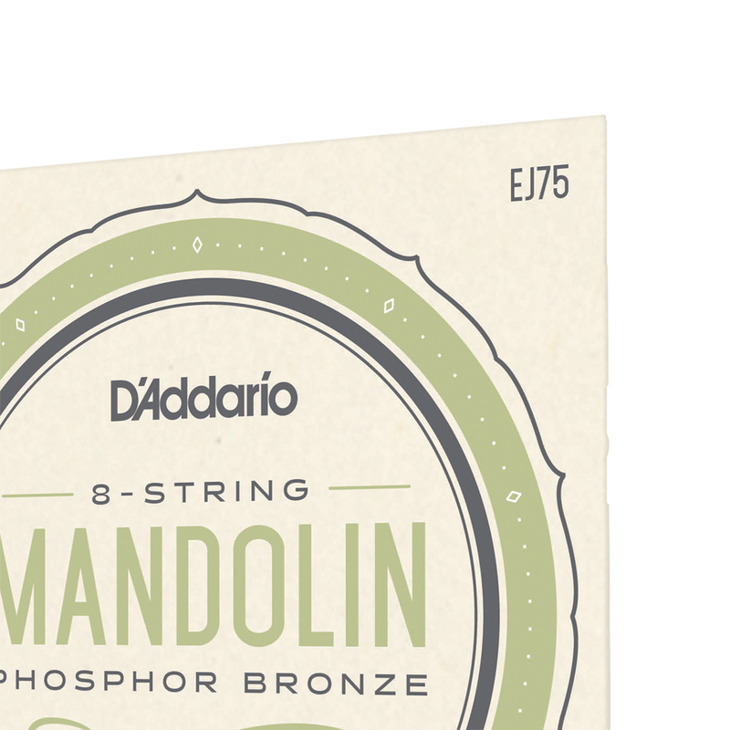 D'Addario EJ75 Phosphor Bronze 11.5-41 Medium/Heavy Gauge Loop End Mandolin Strings